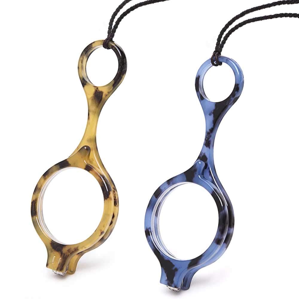 TERAISE Mini Folding Reading Glasses Anti-Loss Necklace Readers with Case