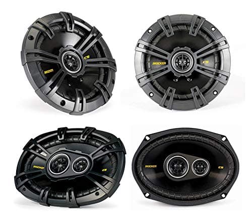 2 Kicker 40CS654 6.5" 300W + 2 40CS6934 6x9" 450W Coaxial Speakers (Package)