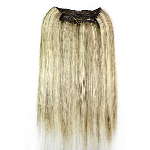 Highlight #F18/24 3.5OZ 18" European Hair Clip In Extension Flip In w/Hidden Halo