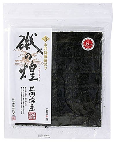 Nagai Nori Halal rocky shore of sparkling Mikawa Bay producing all types five X 5 bags
