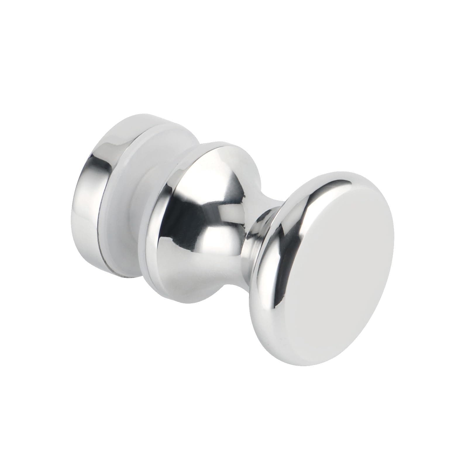 Alise Shower Glass Door Handle,Sliding Shower Doors Knob,Single Side Pull Hardware Replacement Parts for Glass Doors,Solid SUS304 Stainless Steel Knobs,Polished Chrome,XLS200DB-C