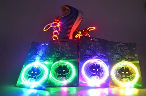 THEWAREHOUSEUKLTDWaterproof LED Shoelace-Quality Party Shoe Laces for Roller skates,Casual Shoes and Sports Shoes