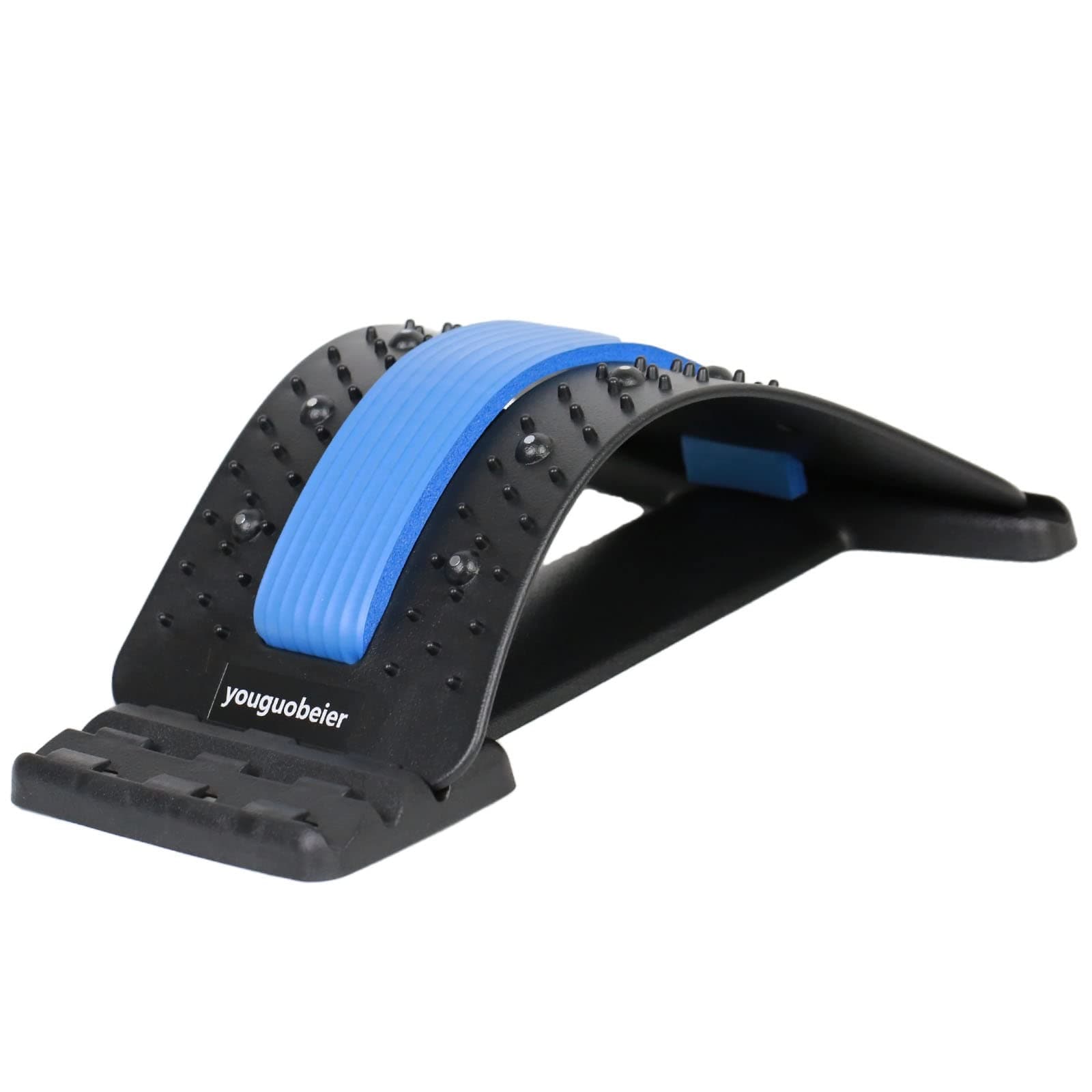 Adjustable Lumbar Traction Back Stretcher for Pain Relief and Relaxation with Magnetic Point Massage-Immediate Relief Ergonomic Back Support Equipment for Acupressure Massage Orthosis