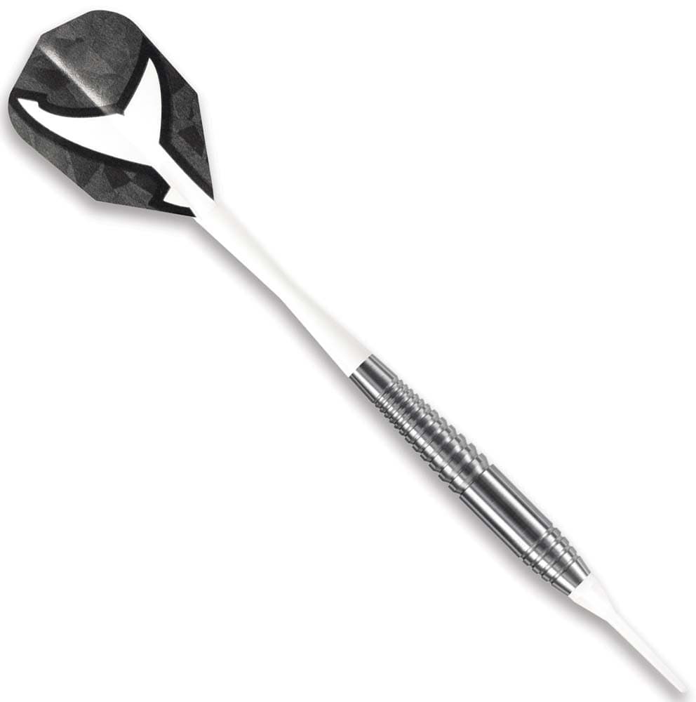 Harrows Silver Shark Coated Brass Soft Tip Darts 18 Grams 55932