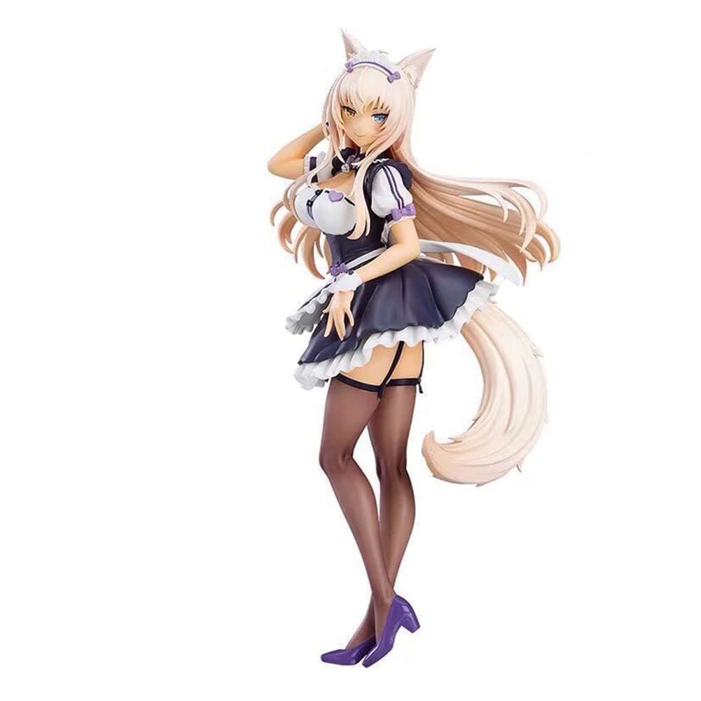 Zhongkaihua Anime Nekopara Figure PVC Anime Azuki/Coconut/Cinnamon Action Figure Model Desktop Ornaments Collectable Supplies