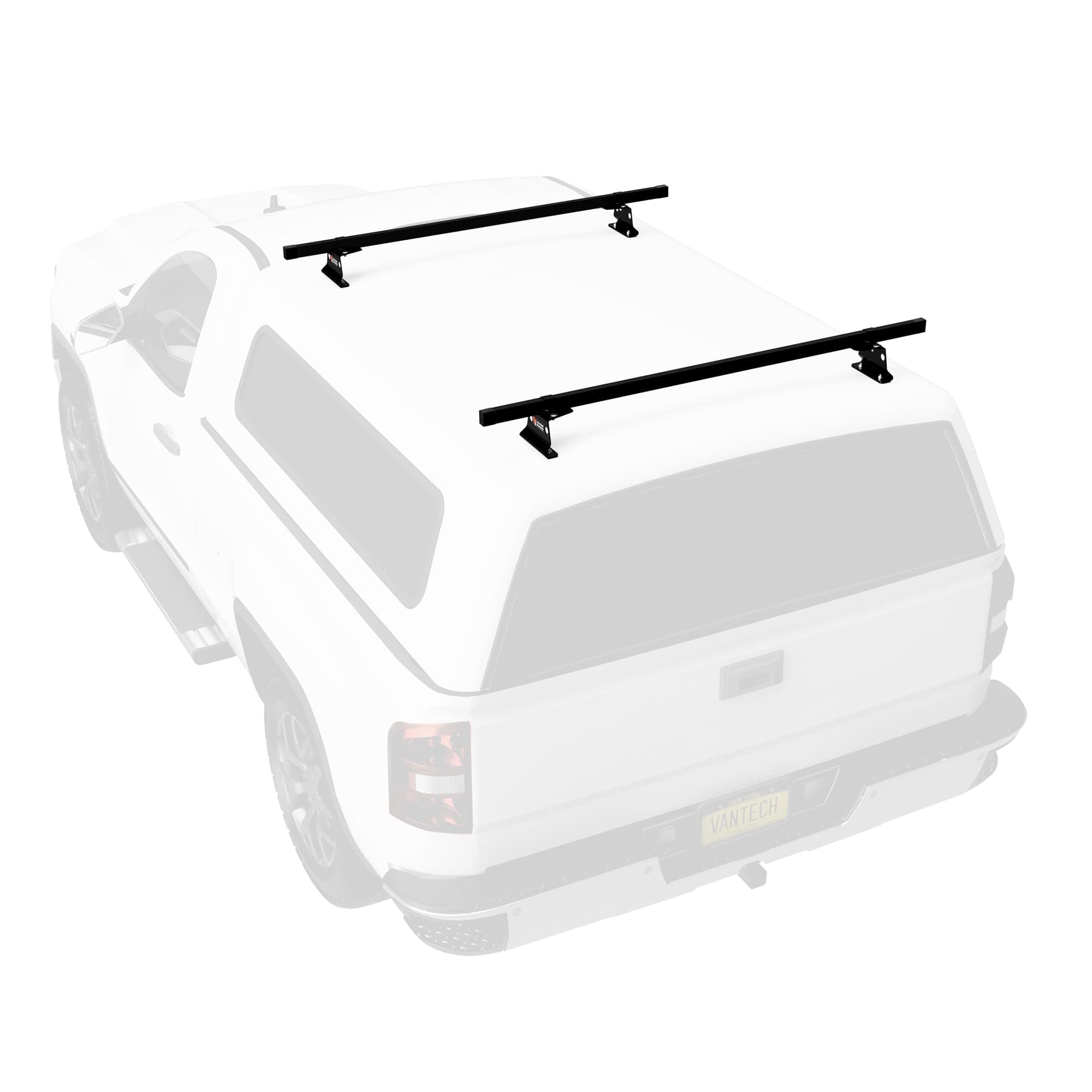 Vantech Universal Pickup Topper M1000 Ladder Rack w/ 60" Bar Steel Black