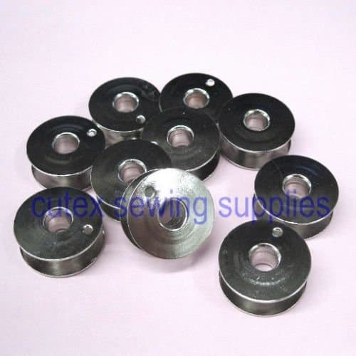 CutexBrand Metal Bobbins #4011770 For Husqvarna Viking Sewing Machine - Pack of 10