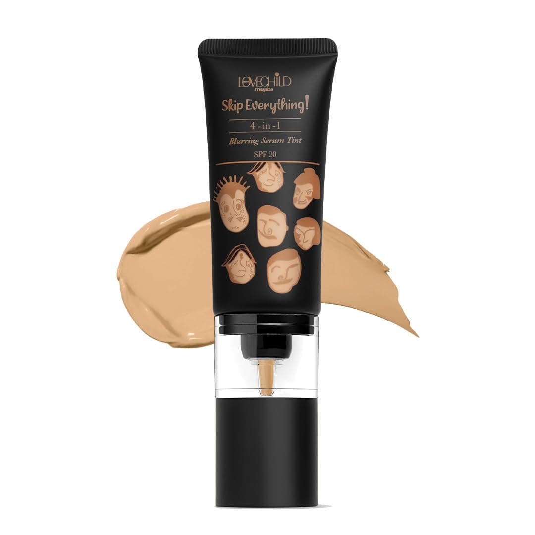Skip Everything Blurring 4 In 1 Serum Full Coverage Skin Tint For All Skin Type, Natural Coverage, For Daily Use, With Sod Technology, Lonely Lioness, 30Ml