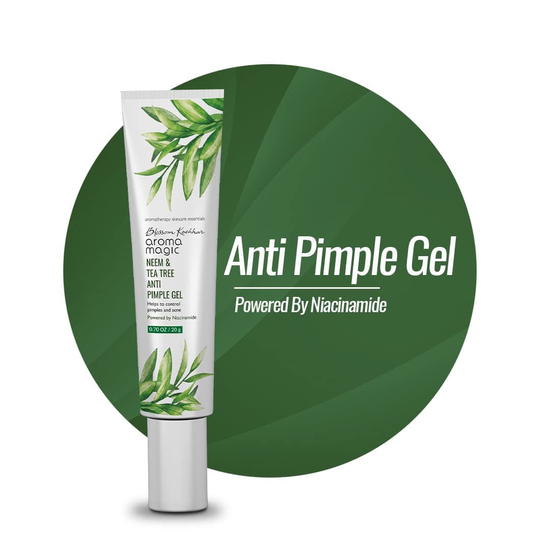 Aroma Magic Neem & Tea Tree Anti Pimple Gel - 20gm (Pwrd by Niacinamide)