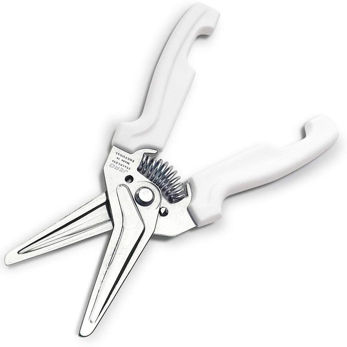 Jero Stainless Steel Kitchen Shears with Holder - Perfect for Herbs, Floral Trimming and Kitchen Use - Made in Portgual