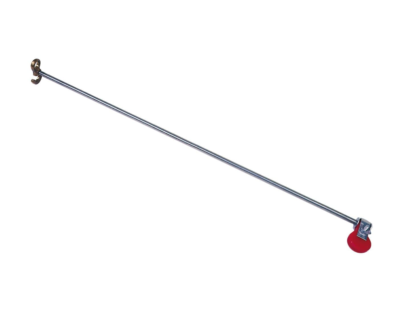 Non-Tangle Rod for Outrigger Flagpoles to Prevent Flag Wrapping Stainless Steel Rod Vinyl Clamp 4' Length