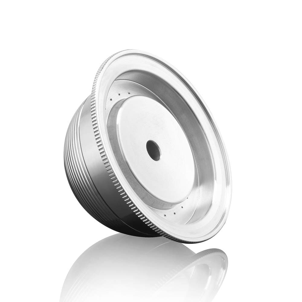 Stainless Steel Metal Coffee Capsule Compatible for Ver*uo Coffee Pods Nesp*esso Vertu*line Reusable Pods Holder Vert*o*line GCA1,ENV135S,ENV135B,ENV135T,ENV135R （Big Cup Size for 230ml/7.7oz）