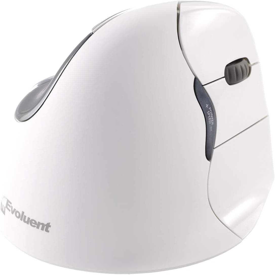 Evoluent VerticalMouse 4 MAC Wireless Mouse White