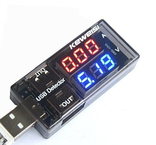 AihasdUSB Power Meter Multimeter, Digital Voltmeter Ammeter Voltage Current Tester for USB Devices