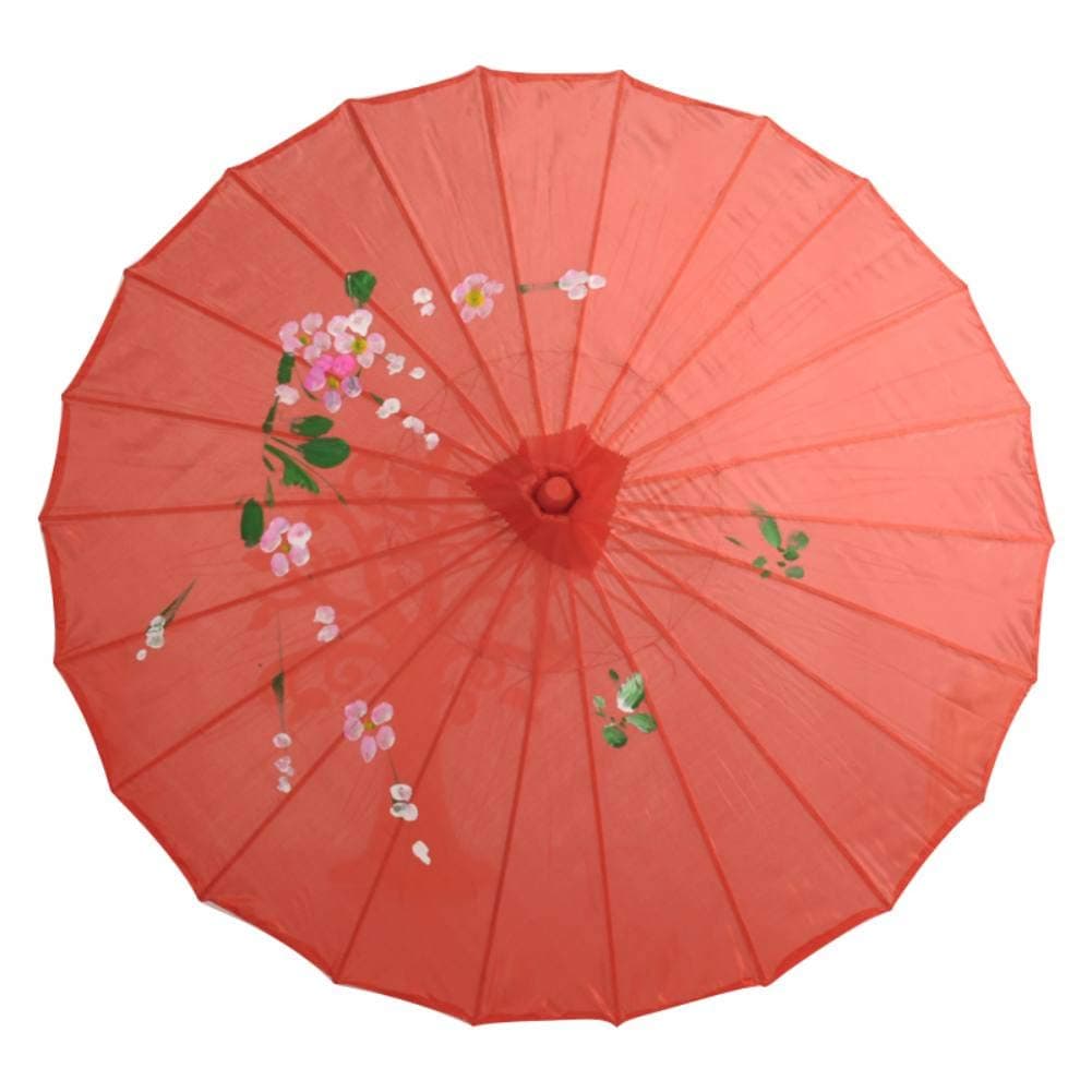 Ruibuy Japanese Chinese Umbrella Parasol for Kid/Adult,Wooden Rib,Satin Fabric,218 Density,Classical and Traditional Pattern