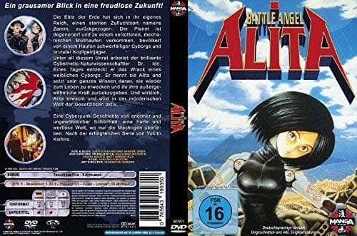 Battle Angel Alita Manga DVD
