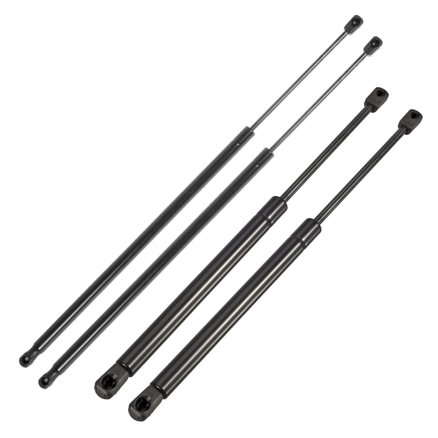 Maxpow 2pcs Rear Liftgate & 2pcs Rear Window Glass Lift Supports Struts Compatible With Commander 2006 2007 2008 2009 6194 6186 Tailgate Lift Support Strut Rear Glass Strut Glass Lift