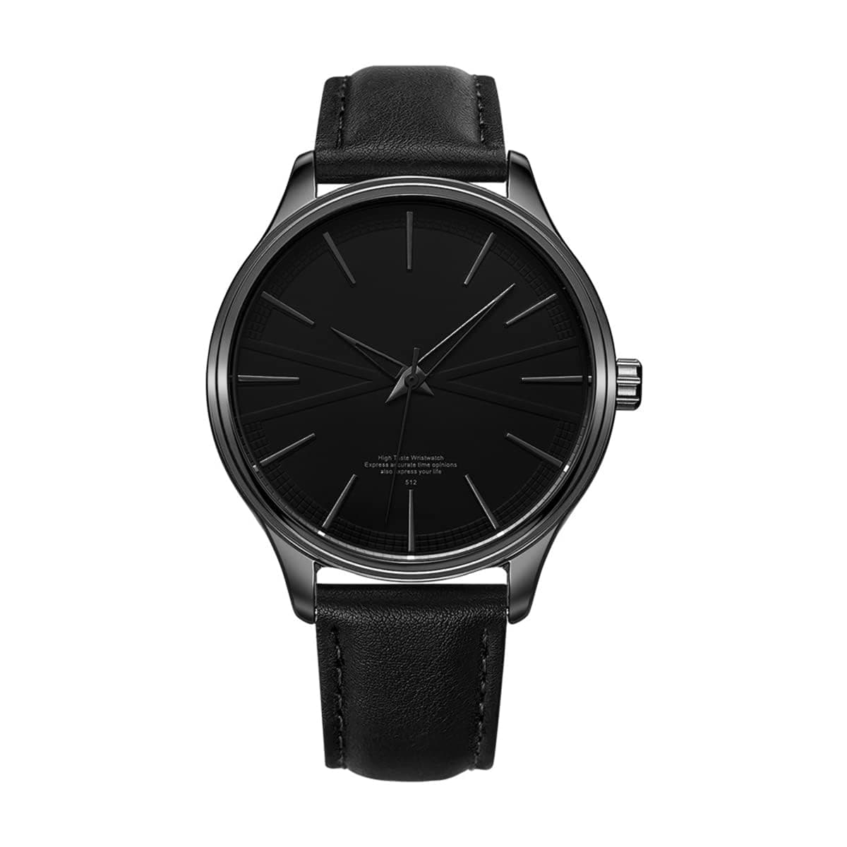 Mens Watches Ultra-Thin Minimalist Waterproof Fashion Simple Business Wrist Watch for Men Unisex Dress with Leather Band