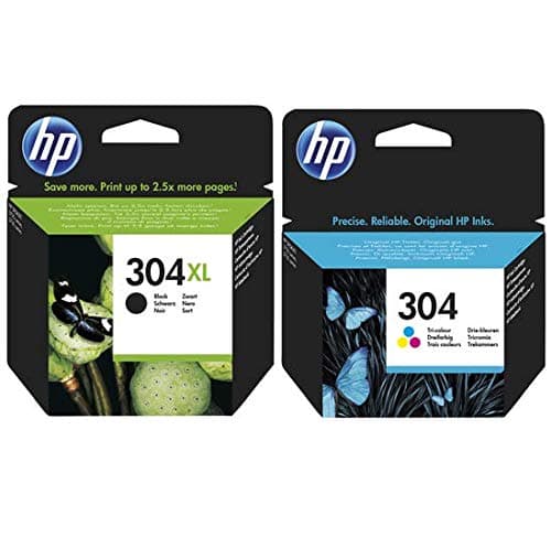 HP 304XL Black (N9K08AE) & 304 Colour (N9K05AE) Ink Cartridge Multipack