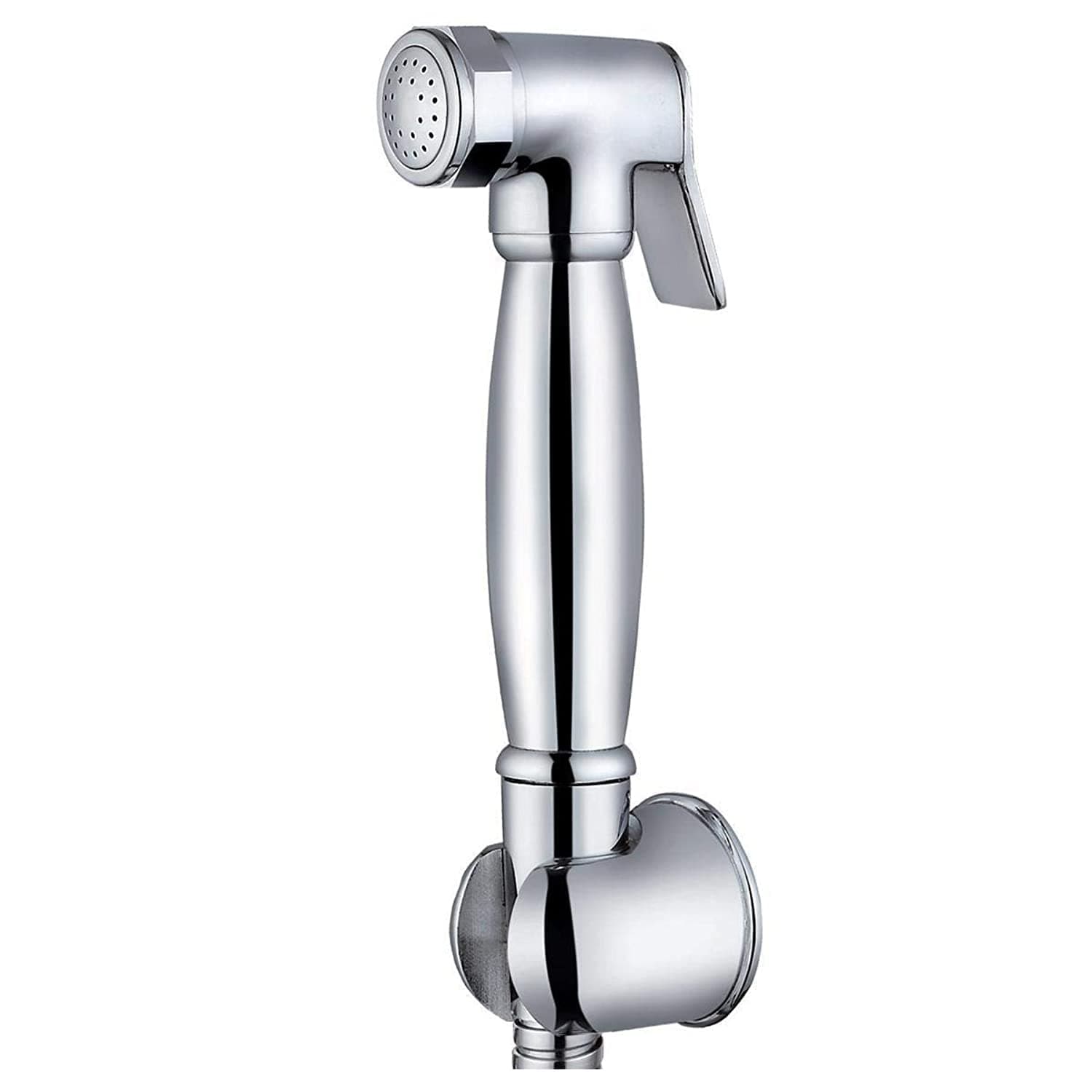 Brass Shattaf Set Chrome Plated - Milano- Silver