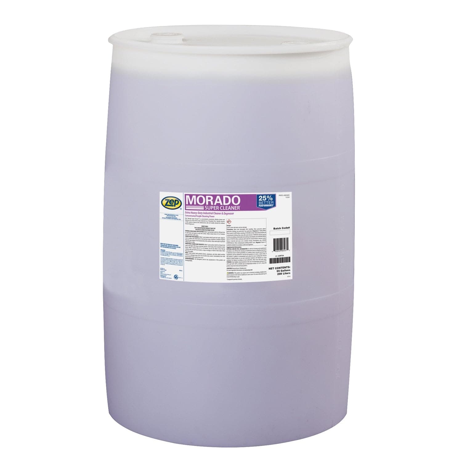 Zep Morado Concentrated Super Cleaner - 55 Gallons (1 Drum) 85685 - Industrial Degreaser (BUSINESS USE ONLY, DELIVERED VIA TRUCK)