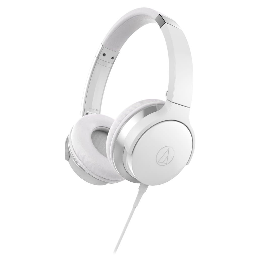 ATH-AR3iSWH SonicFuel On-Ear Headphones with Mic & Control, White