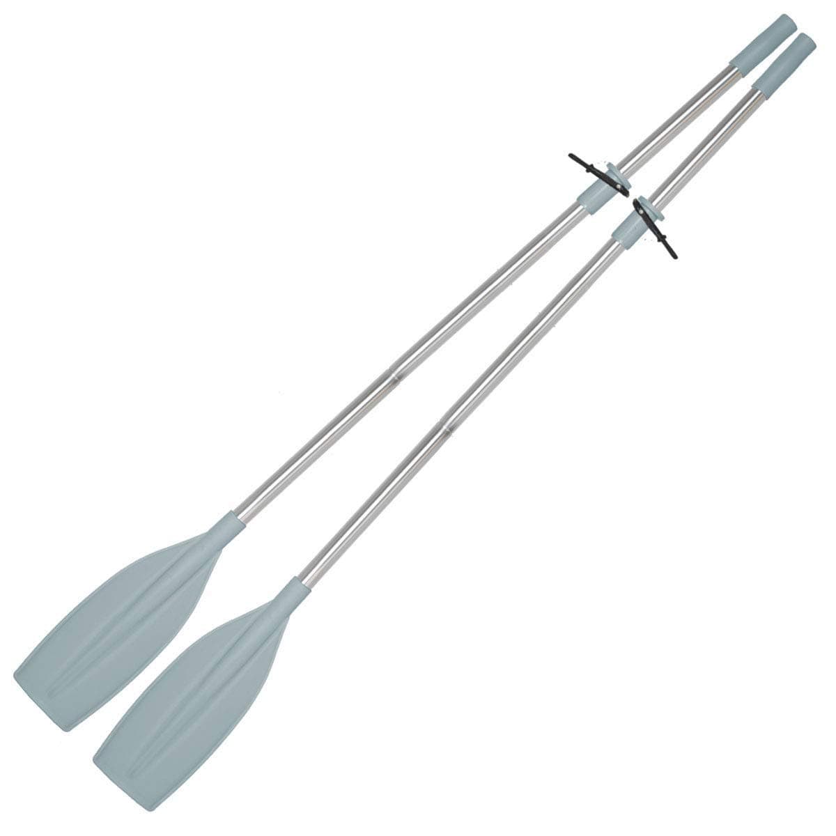 Oceansouth Heavy Duty Pair of Oars 78" Long with Oar Locks, Split Shaft.