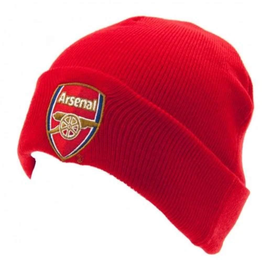Arsenal FC Crest Knitted Turn Up Hat