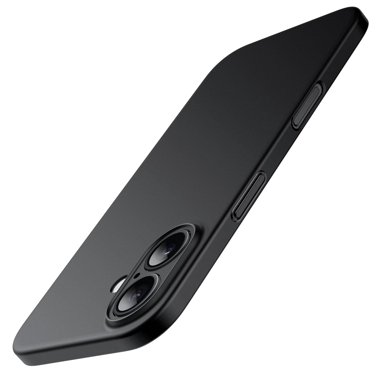 JETech Ultra Slim Case for iPhone 16 6.1 inch, Camera Lens Full Protection, Lightweight Matte Finish PP Hard Minimalist Cover (Black)