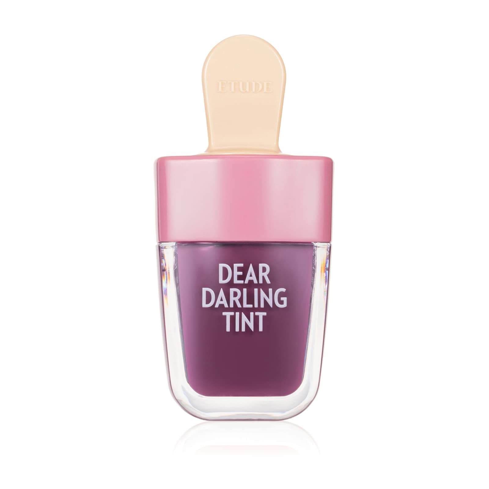 House Dear Darling Water Gel Tint Ice Cream (PK004 Red Bean Red) (21AD) | Vivid High-Color Lip Tint with Minerals from Soap Berry Extract to Moisture Your Lips
