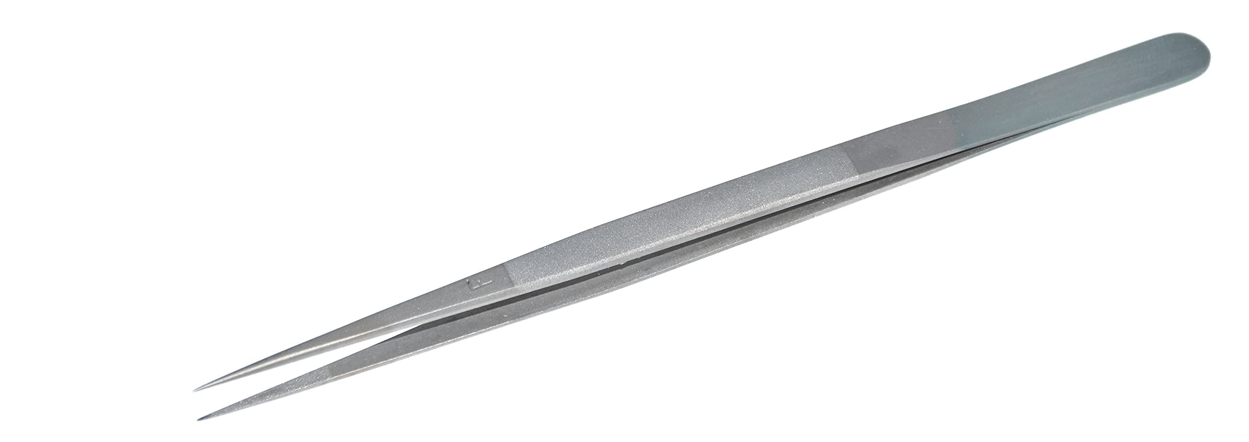 Moon Export Quality INOX Diamond Coated Grip Diamond/Gemstone Tweezer with a Fine Point/Tip (Free Cover)