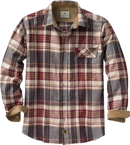 Legendary Whitetails Men's Buck Camp Flannel Shirt Button Down Shirt