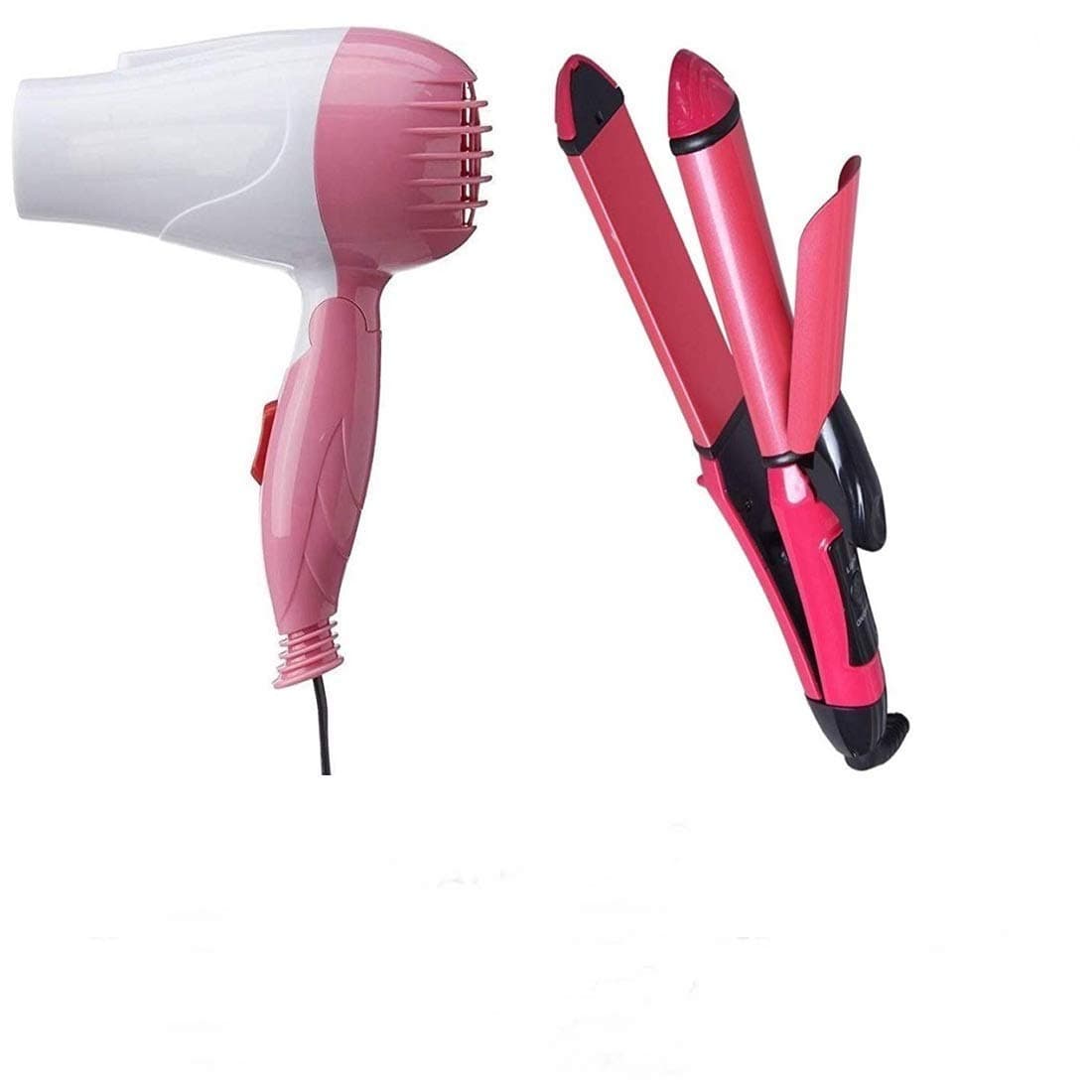BuyStack Hair Dryer and 2 in 1 Hair Straightener Curler Combos Hair Styling Tool