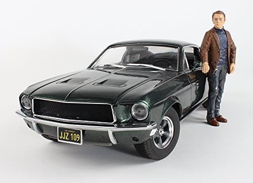 Bullitt 1968 Mustang Diecast w/ McQueen Figure 1:18 Scale Limited Edition by Greenlight