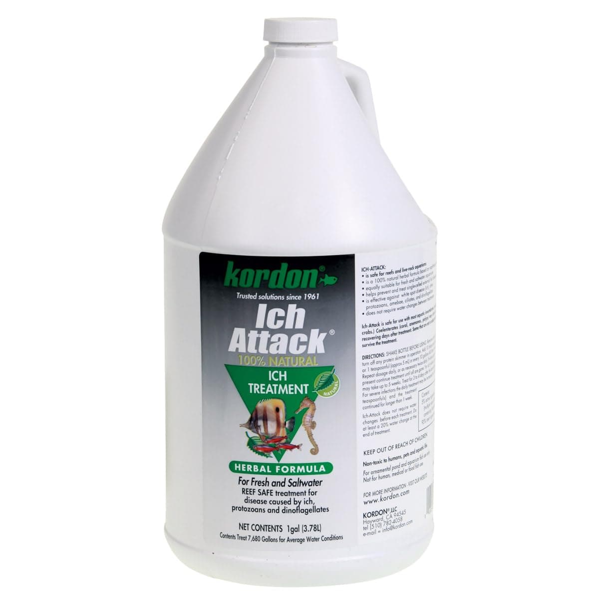 KORDON #39462 Ich Attack for Aquarium, 1-Gallon ONLY