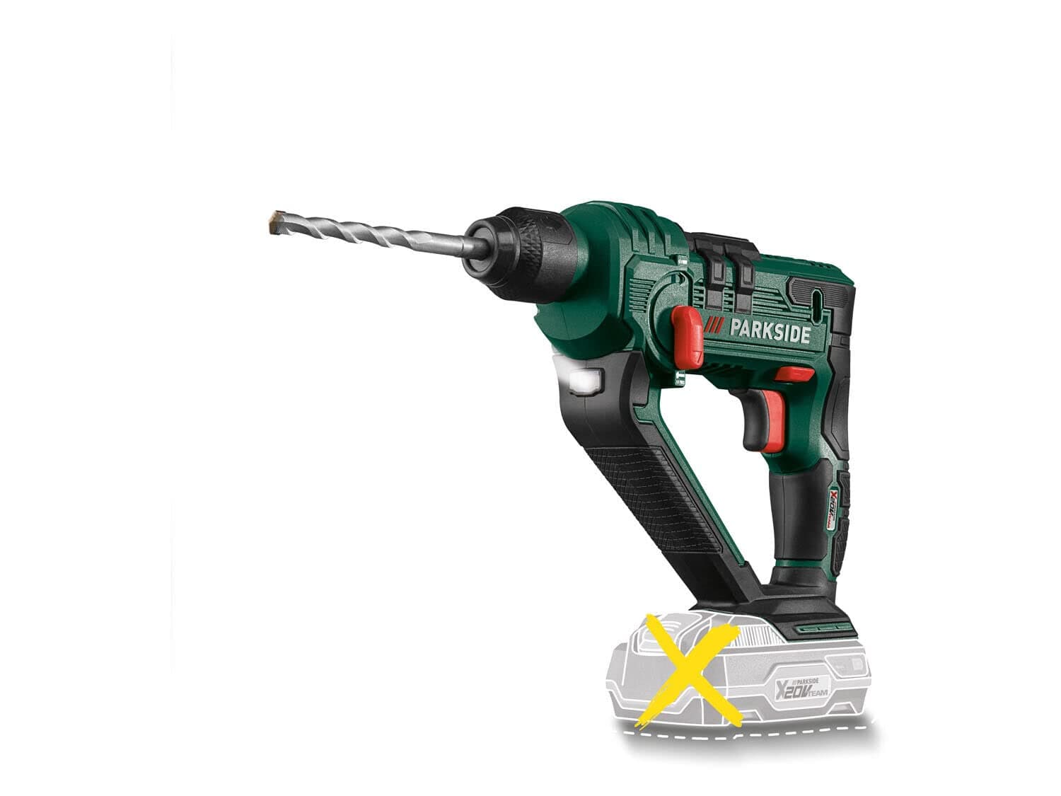X20VTeam Battery PABH 20-Li B2 Hammer Drill (Battery and Charger Sold Separately)
