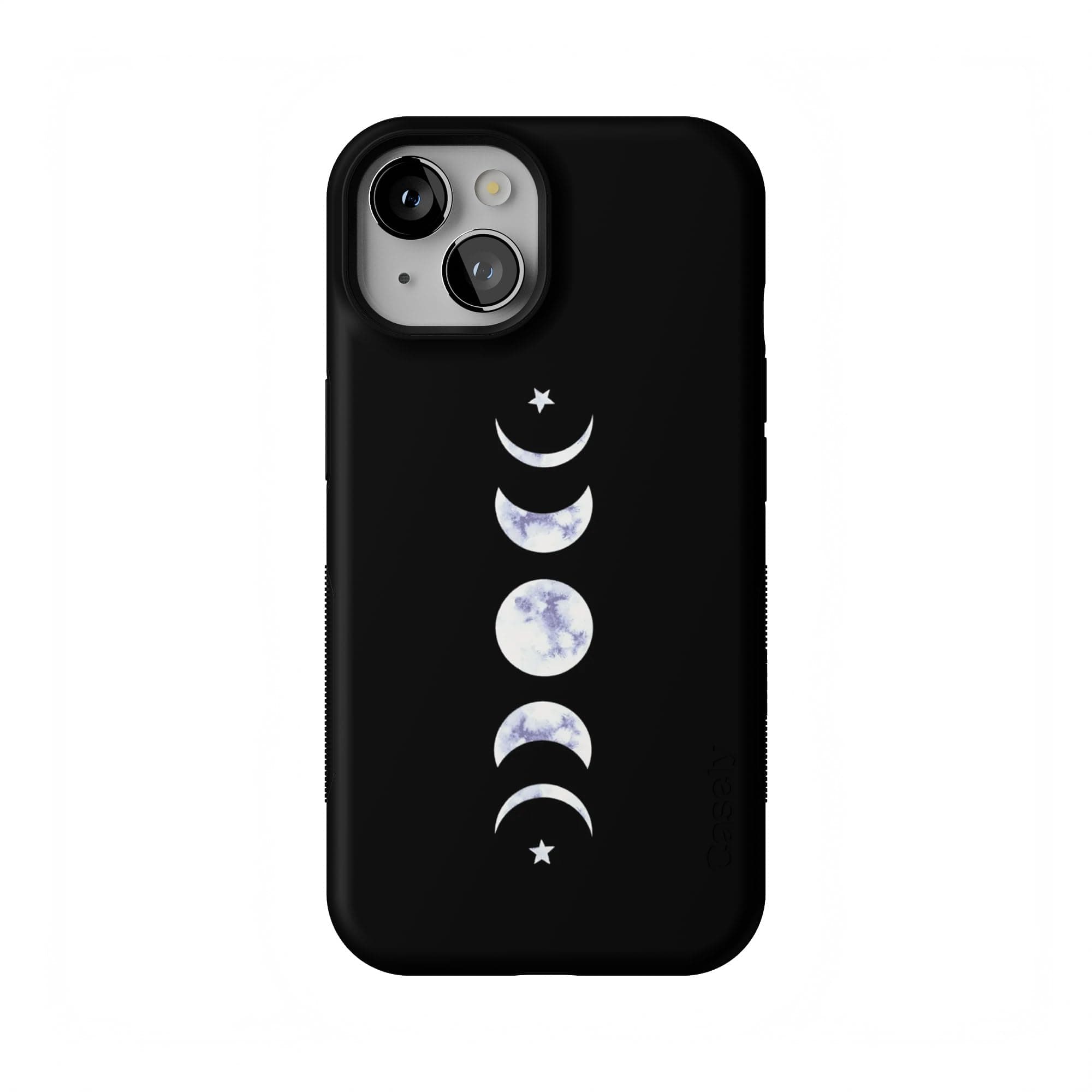 Casely iPhone 14 Case | It's Just a Phase | Marble Moon | Compatible with MagSafe | Bold Protective Design