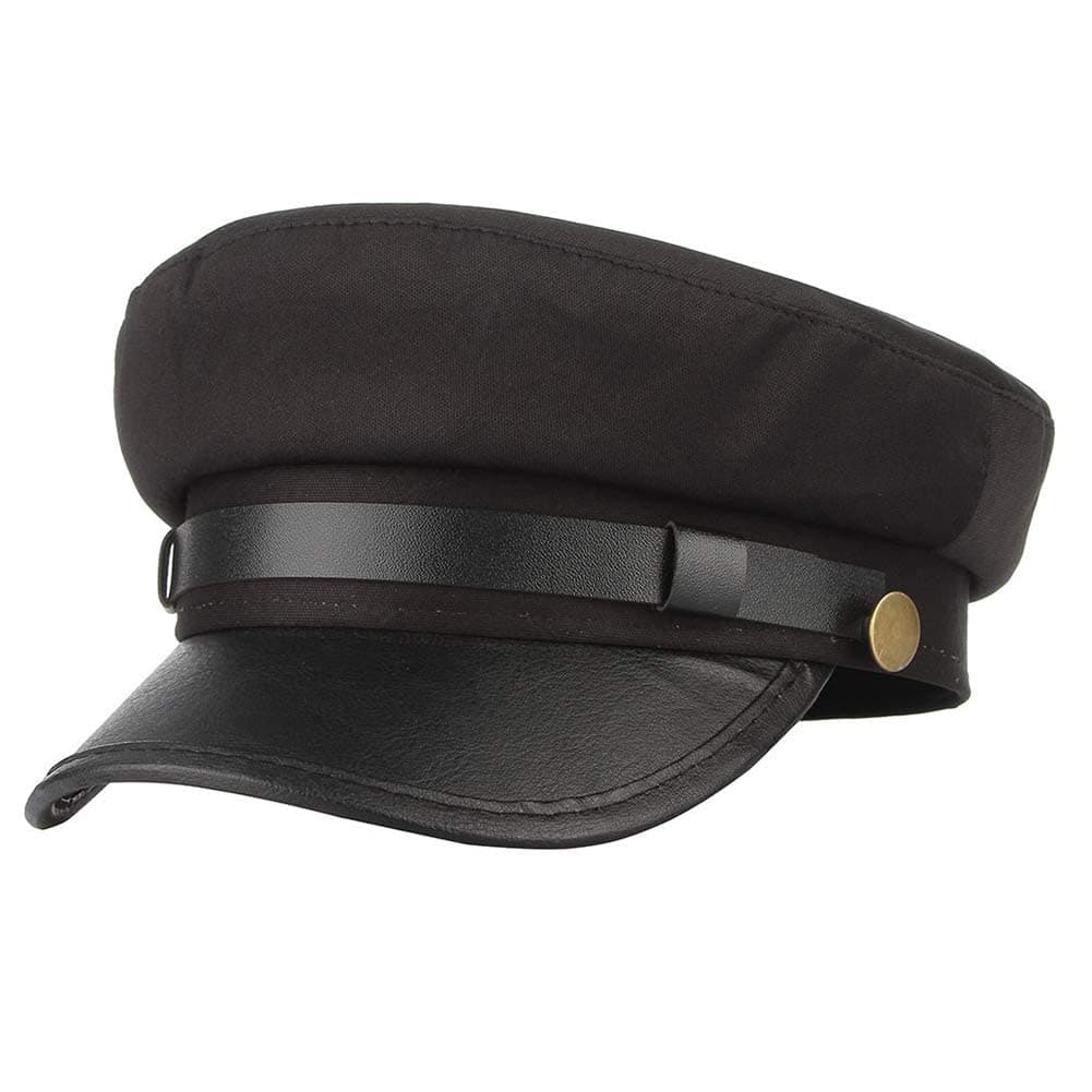 Chauffeur Hat for Men Women, Classic Vintage Captain Hat Newsboy Cap Costume Hats
