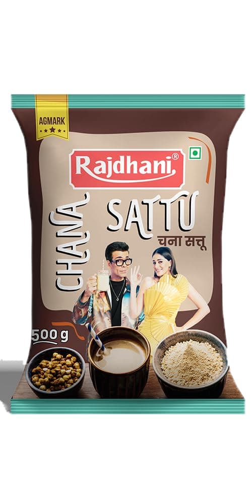 Rajdhani Chana Sattu 500g (Pack of 2Pcs)