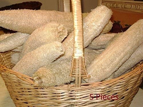 Natural Spounge Loofah Body Scrubber, 8 Pieces