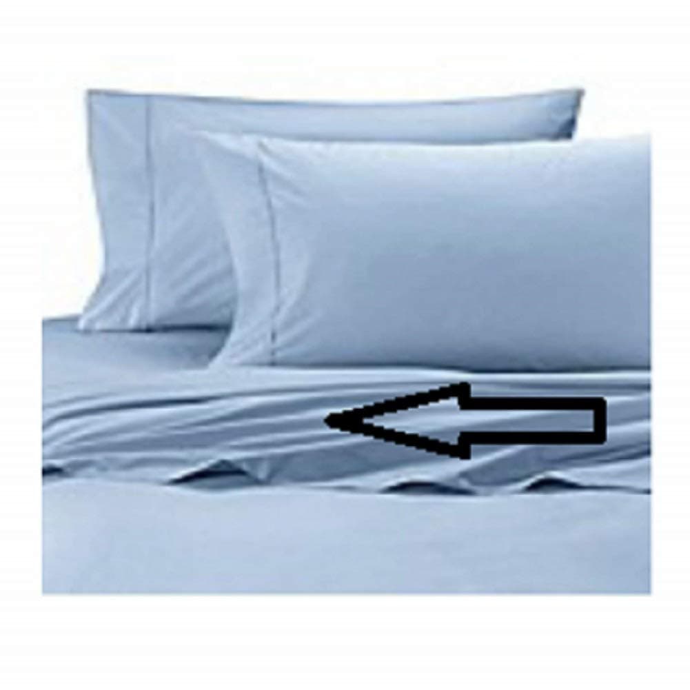 Wamsutta Cool Touch Percale Cotton Full Flat Sheet in Light Blue