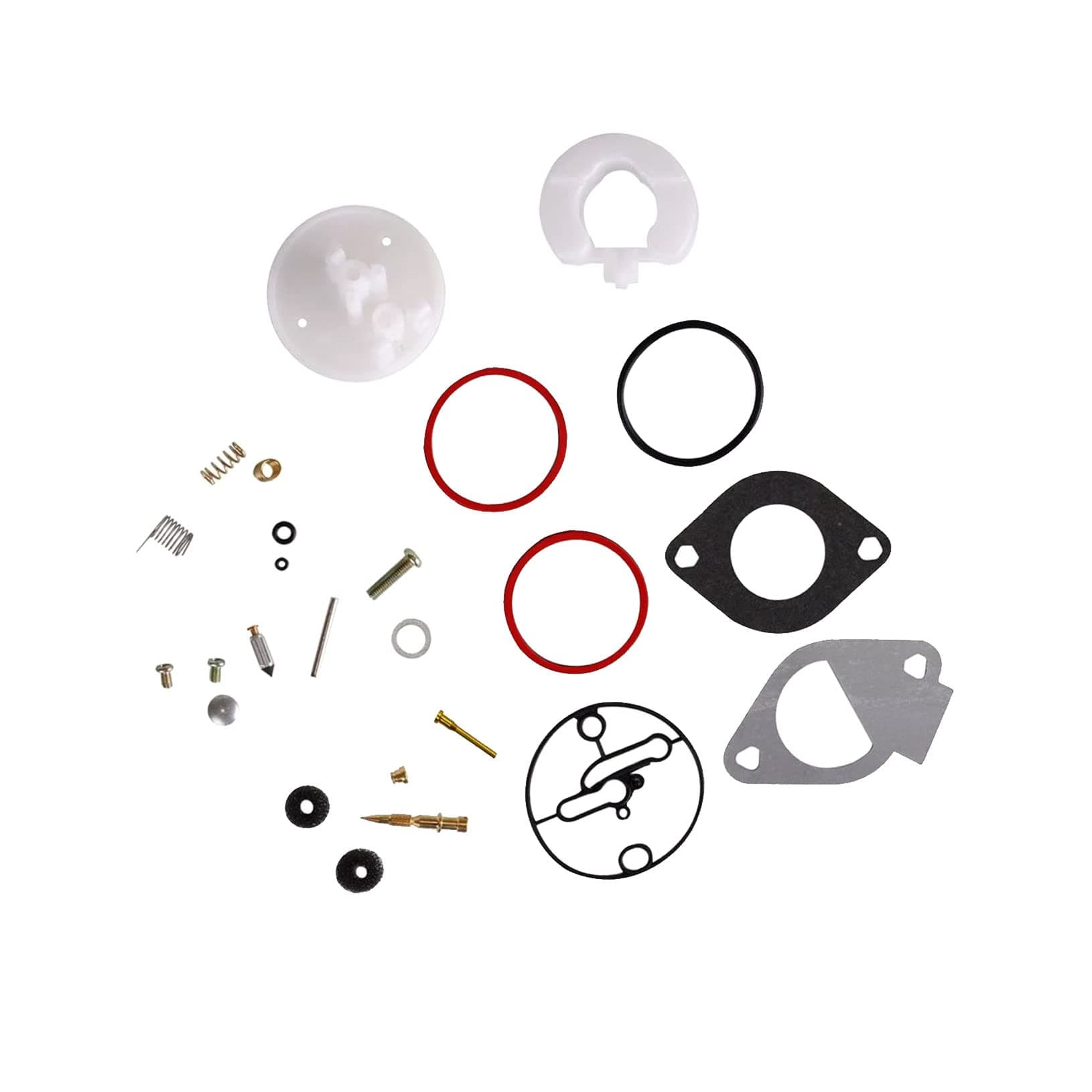 Trucktok 796184 Carburetor Repair Kit Replacement for B&S Master Overhaul Nikki Carbs 692138 698787 698781 699521 699900 790032 792369 Craftsman 11HP to 19HP Engines