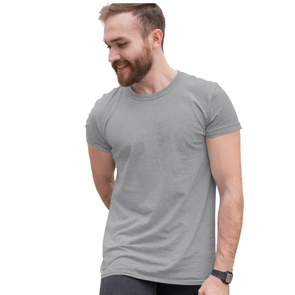 TRU-TEES Men's Solid Plain T-Shirt (6X-M0IS-KYI0)