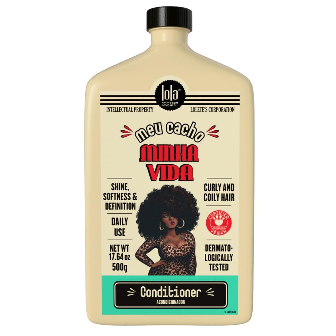 Cosmetics Meu Cacho Minha Vida Conditioner 500g – Curl Nourishing Conditioner – Hydration & Definition – Sulfate & Paraben-Free