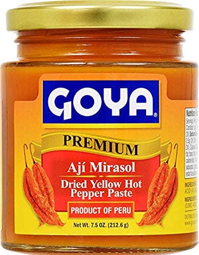Goya Aji Mirasol Dried Yellow Hot Pepper Paste, 7.5 Ounce