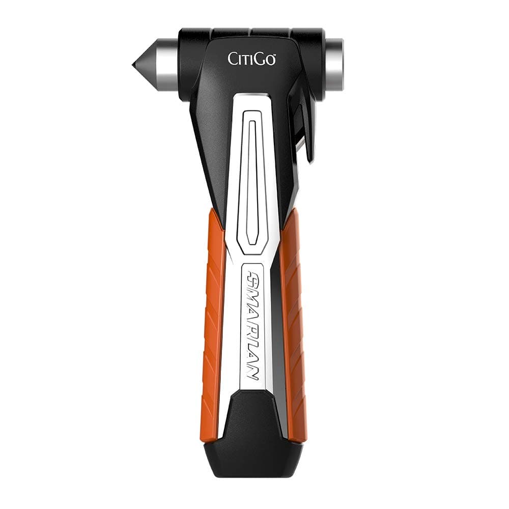 CITIGO Safety Hammer, Car Safety Hammer Emergency Escape Tool with Car Window Breaker and Seat Belt Cutter (Black)
