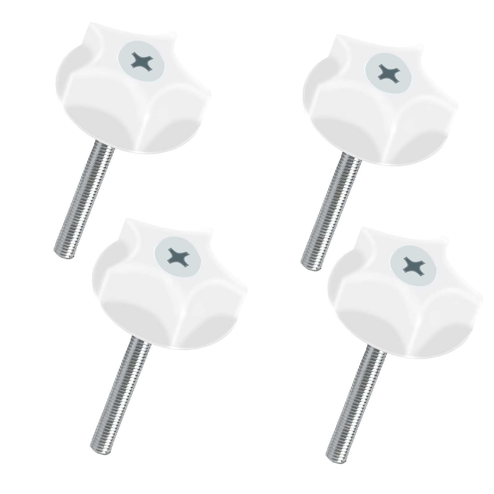 4 PCS Headboard Bolts M8 Headboard Fixings Headboard Screws and Washers Strong Hold Bed Headboard Bolts Fittings for Divan Bed