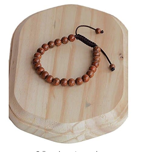 Hands Of Tibet High Energy Dark Lotus Seed Wrist Mala Bracelet.