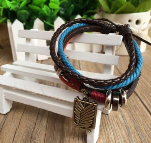 Moonlight Corner Anime Japanese Sword Art Online Attack on Titan Conan Konoha Naruto Bleach Fairy Tail One Piece Bracelet