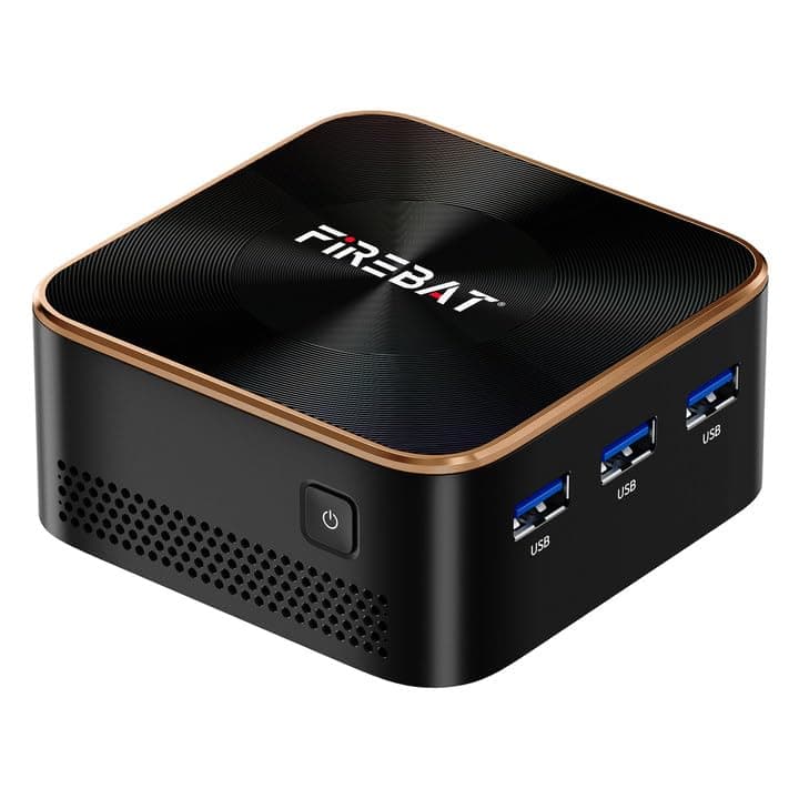 Mini PC N100 Intel, 1TB M.2 SSD SATA 16GB RAM LPDDR5, Smaller Mini PC, Mini Desktop Computer, 4K UHD Triple Display, Mini Server for Business, School, Office, Home